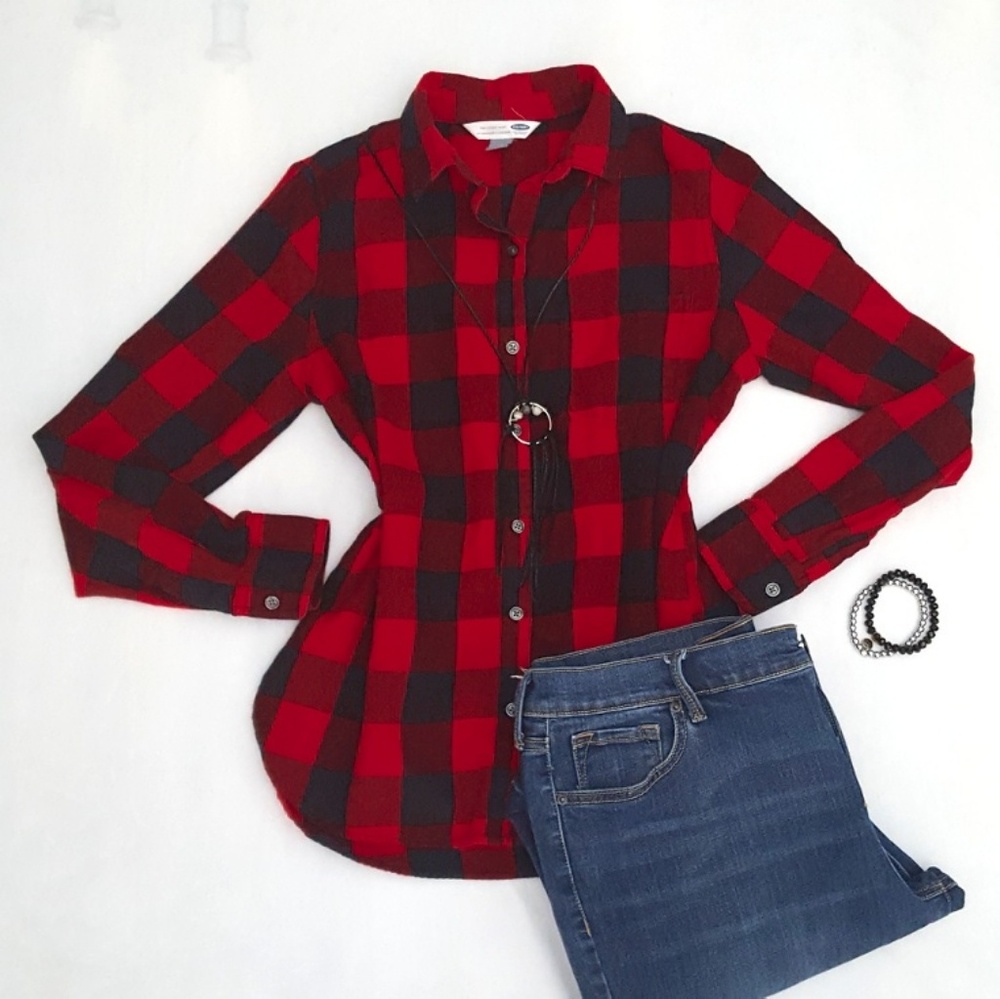 Old Navy Women's size medium buffalo plaid shirt